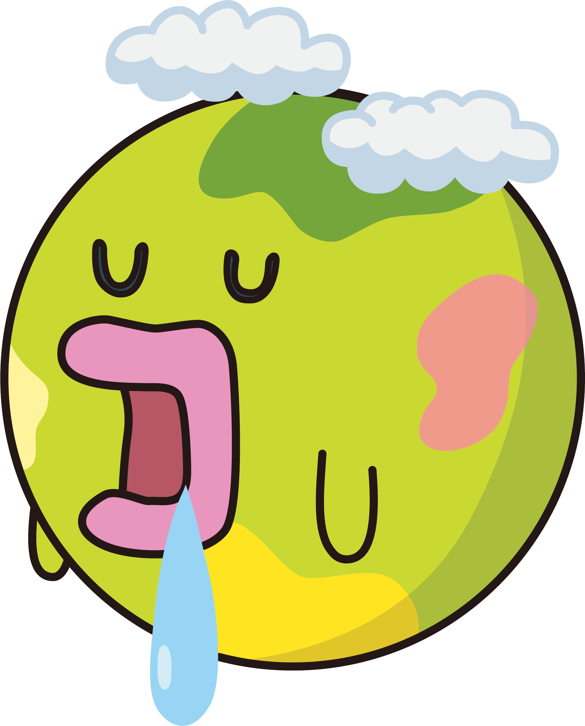 Planet Clipart History - Tamagotchi Planet (1968x2442)