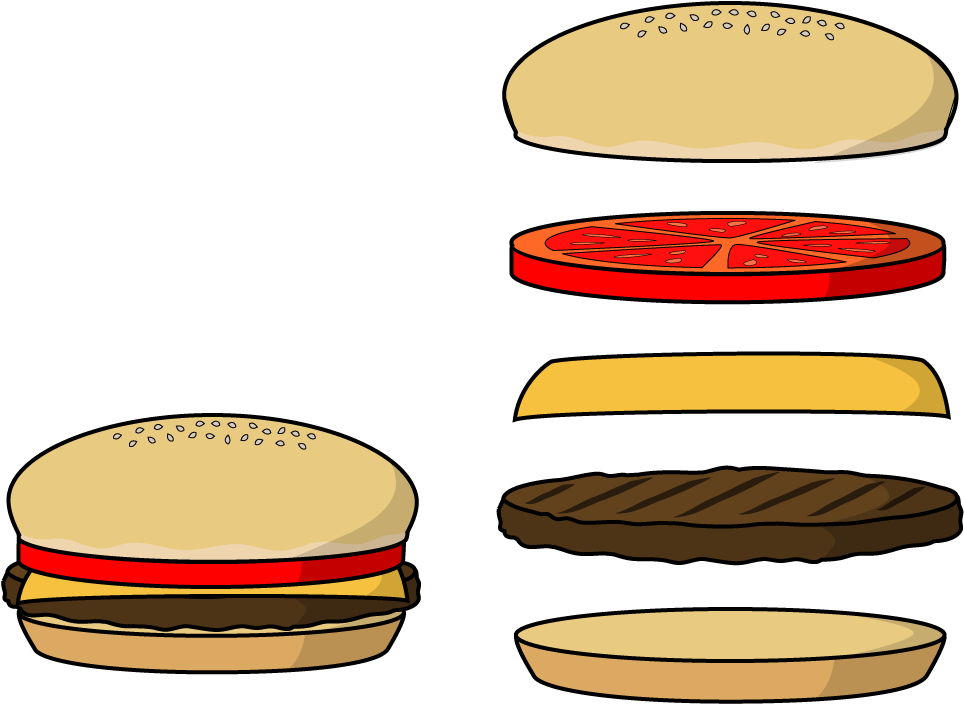 Advertisement - Burger Patty Clipart (1024x768)