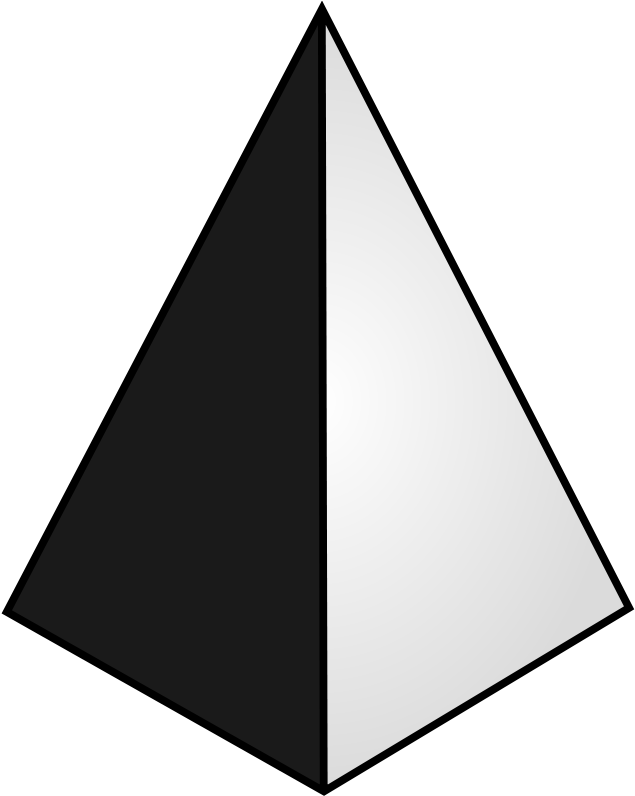 Free Refactoring Pyramid - Black And White Pyramid Clipart (800x800)