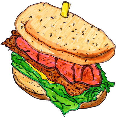 Tumblr Mkt59zlhmh1s9yt1no1 - Food Drawing Tumblr Png (500x501)