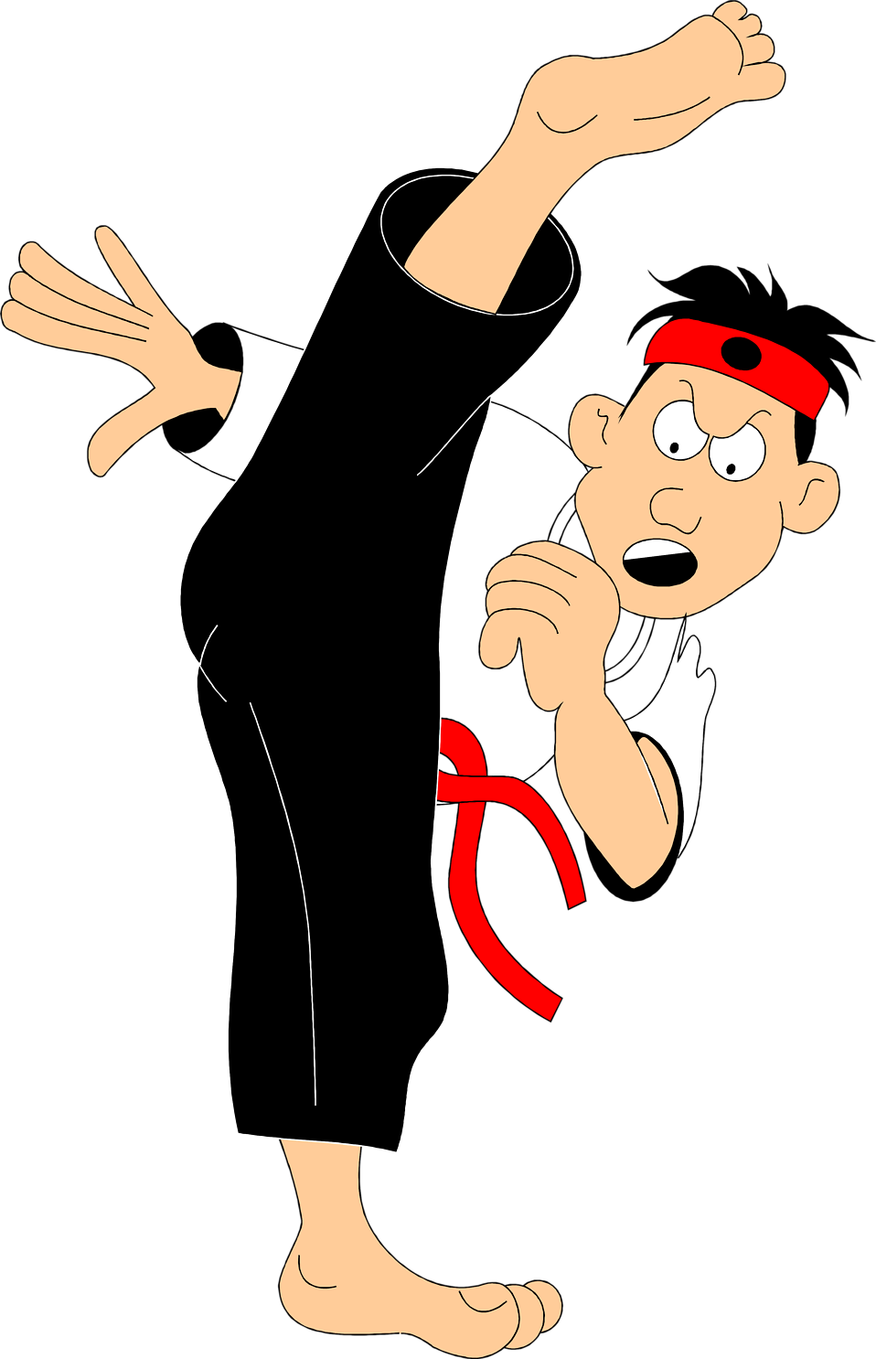 Clipart Food Borders For Your Website Clipartmonk - Martial Arts Clipart Png (958x1486)