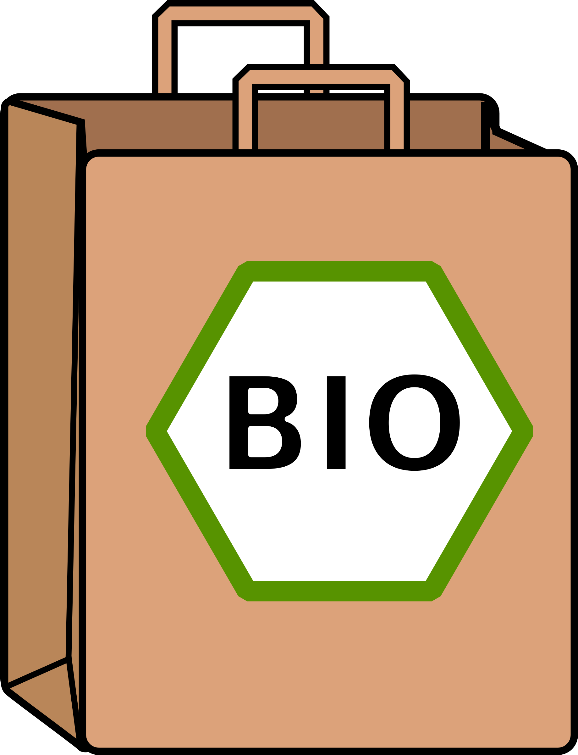 Bag Clipart Food Shopping - Organic Shop Png (2065x2400)