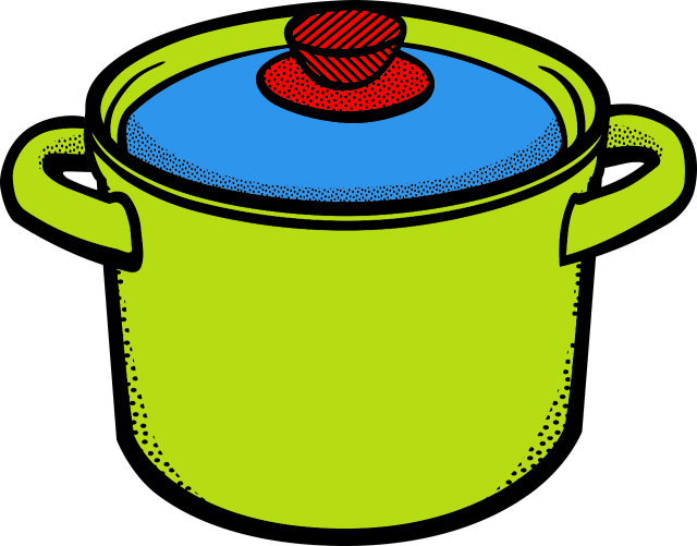 A Sampling Of Soups To Cook And Then Chill - Pot Clip Art Black And White (640x501)