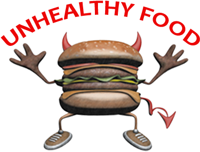 Montage - Unhealthy - Junk Food Weight Loss Quotes (450x300)