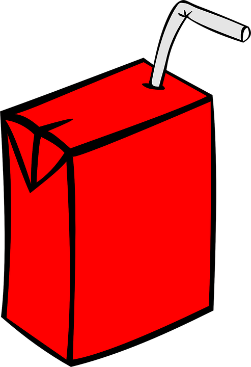 Juice Clipart Food Box - Juice Box Clipart (493x720)