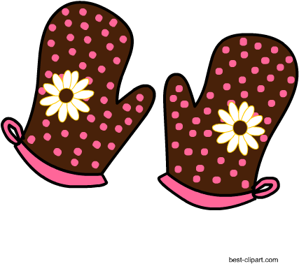 Free Kitchen Mitts Clip Art - Clip Art (450x450)