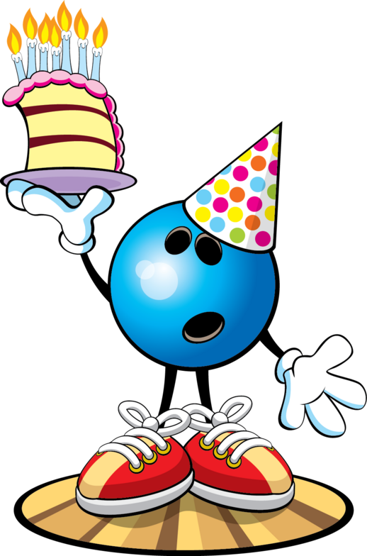 Bowling Birthday Party Strike Clip Art - Bowling Birthday Party Strike Clip Art (518x784)