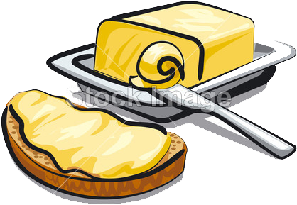 Butter Breakfast Free Content Clip Art - Butter Breakfast Free Content Clip Art (500x500)