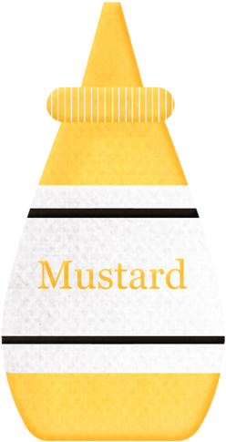 Aw Picnic Mustard - Mustard Clipart (267x500)
