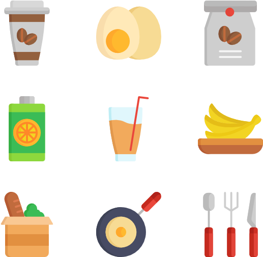 Breakfast - Breakfast Icons Png (600x564)