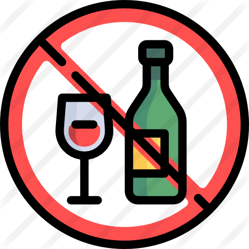No Drinks - Alcoholic Drink (512x512)