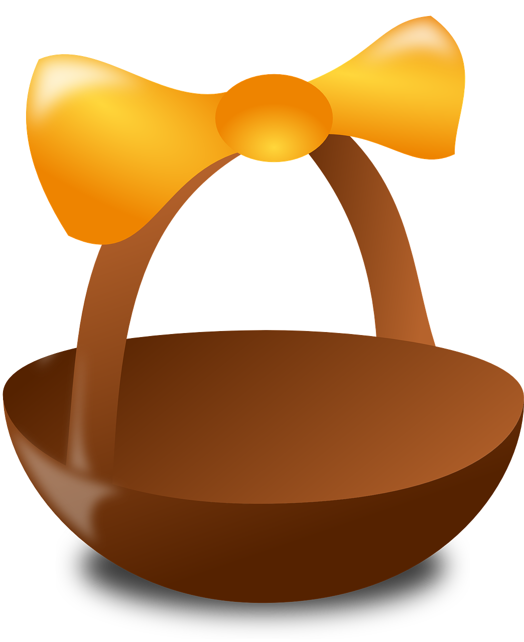 Gift Ideas For 30th Birthday - Easter Egg Basket Clip Art (1044x1280)