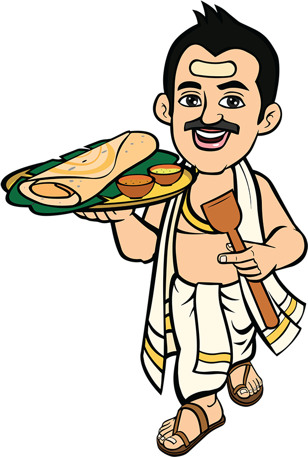 Swamy Is Your One-stop Snack Centre For The Most Authentic - South Indian Clip Art Png (1000x916)