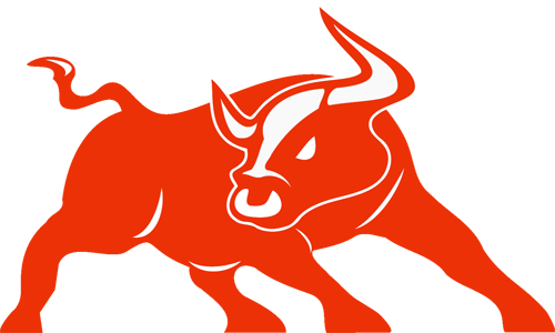 Bulls Clipart Indian Share Market Pencil And In Color - Wall Street Bull Clipart (500x300)