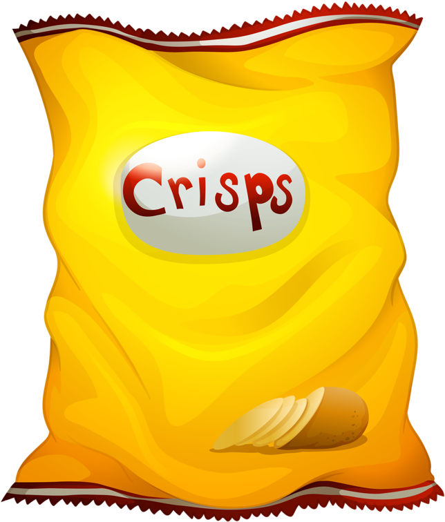 Food Illustrationsfood Clipartpajama - Lay Chips Cartoon (722x800)