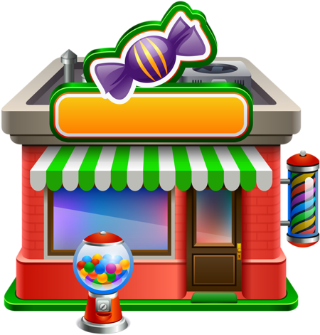 Candy Store - Candy Store Clipart (482x500)