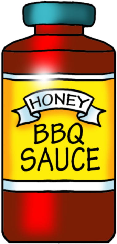 Bbq Sauce - Barbecue Sauce Clipart (389x800)