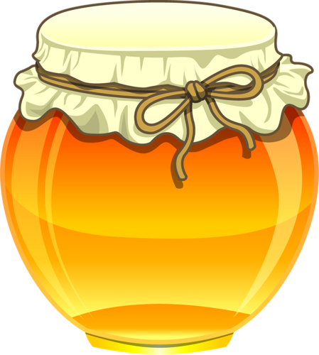 Bee Theme, Food Items, Gender Reveal, Clip Art, Bees, - Honig Clipart (449x500)