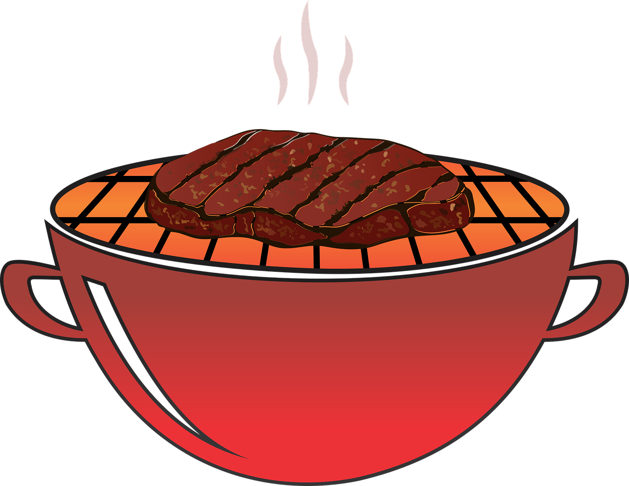 Beefsteak Swiss Steak Clip Art - Steak Clipart (1280x989)