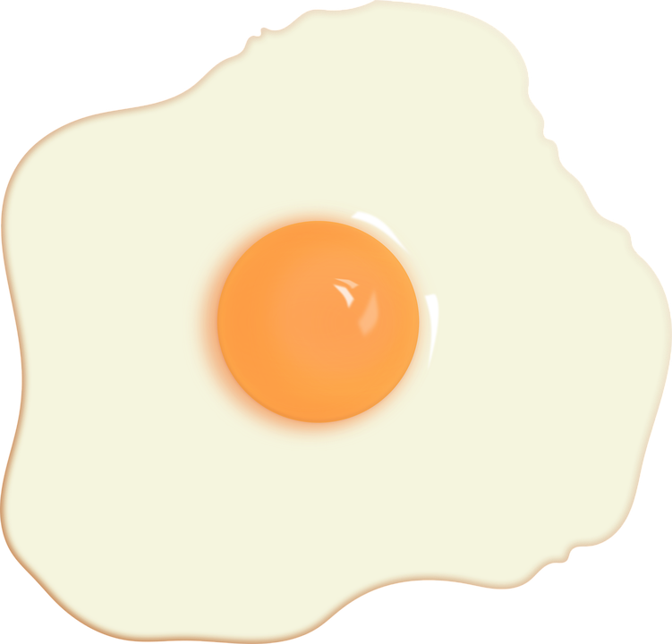 Bar Snack Egg Eating Chicken Omelette Food - Fried Egg Transparent Background (751x720)