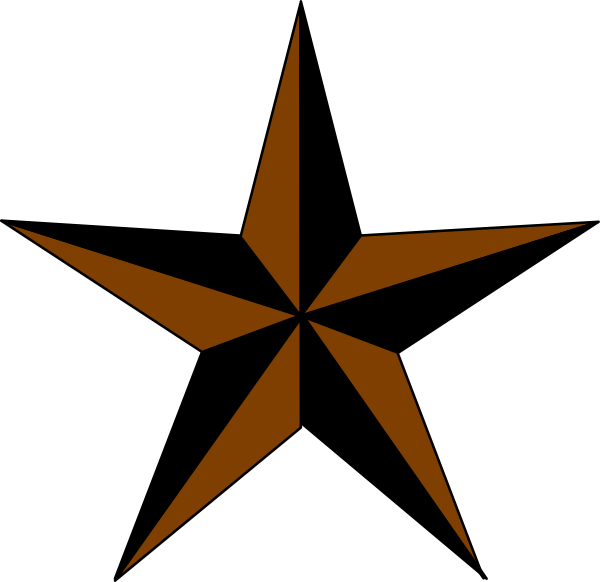 Texas Star Clip Art At Clker - Nor Cal Star (600x582)