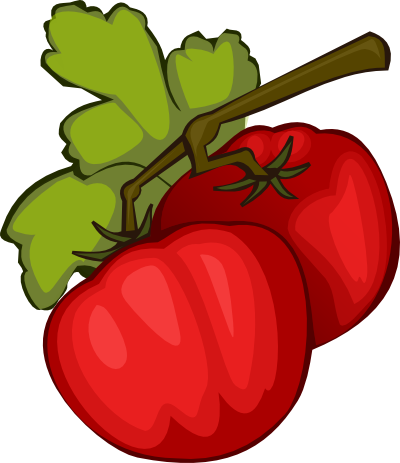 Tomatoes Clip Art - Tomato Clip Art (400x463)