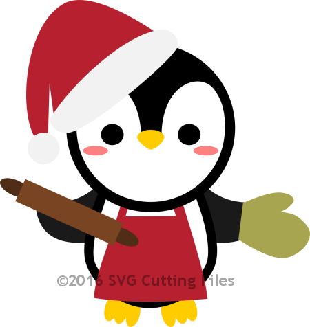 Baking Penguin $2 - Paper Creations By Mindy Casa (450x476)