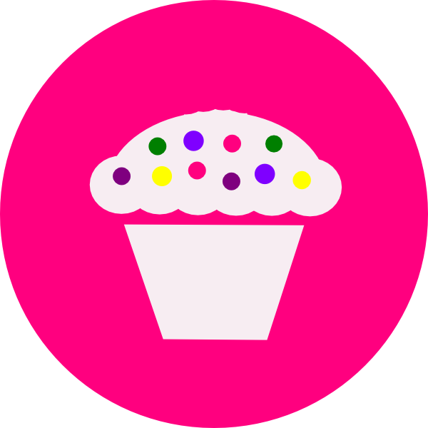 Animated Cupcakes - Cupcake Clipart (600x600)