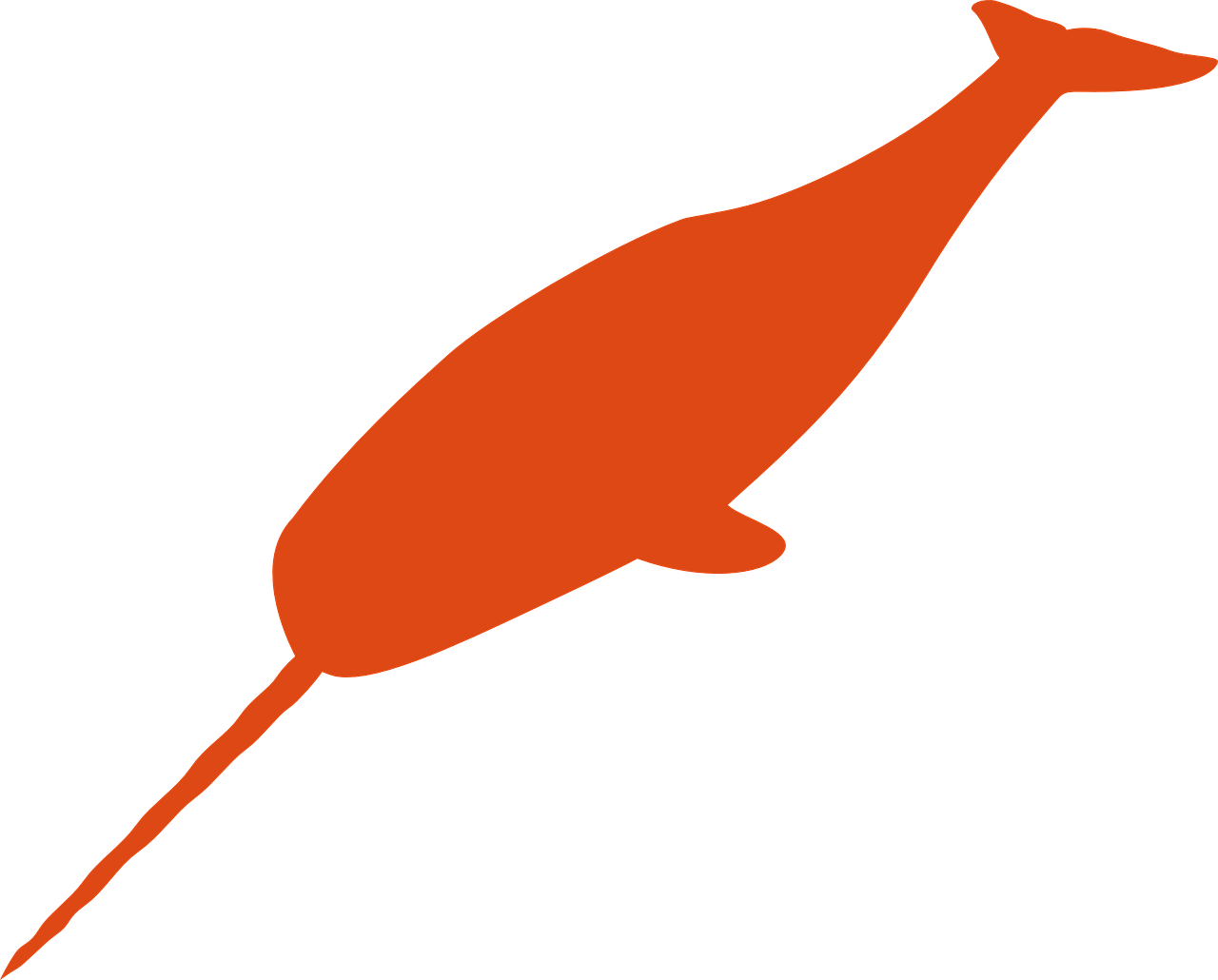Orange Narwhals (2400x1932)