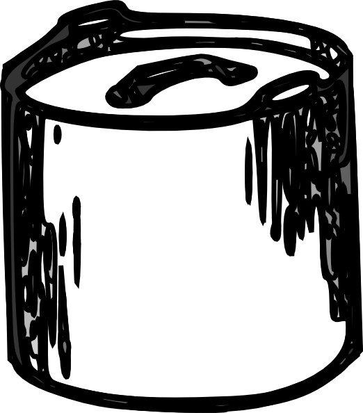 Pot Of Chili Clipart Black And White (522x594)
