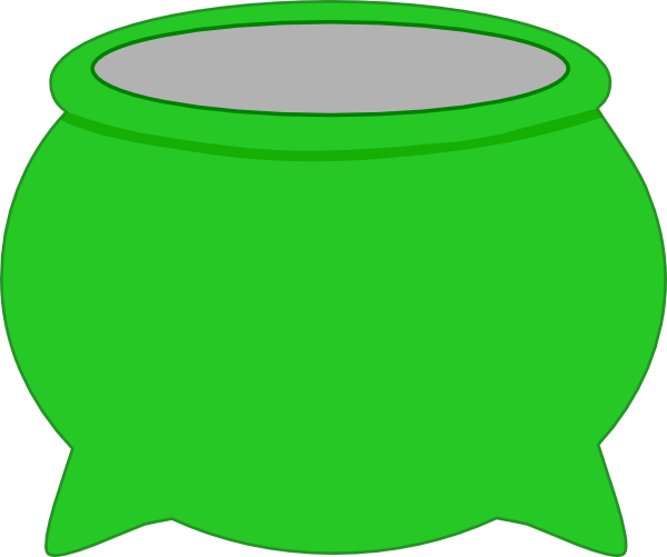 Green Pot Clip Art At Clkercom Vector Online - Green Pot Clip Art At Clkercom Vector Online (600x501)