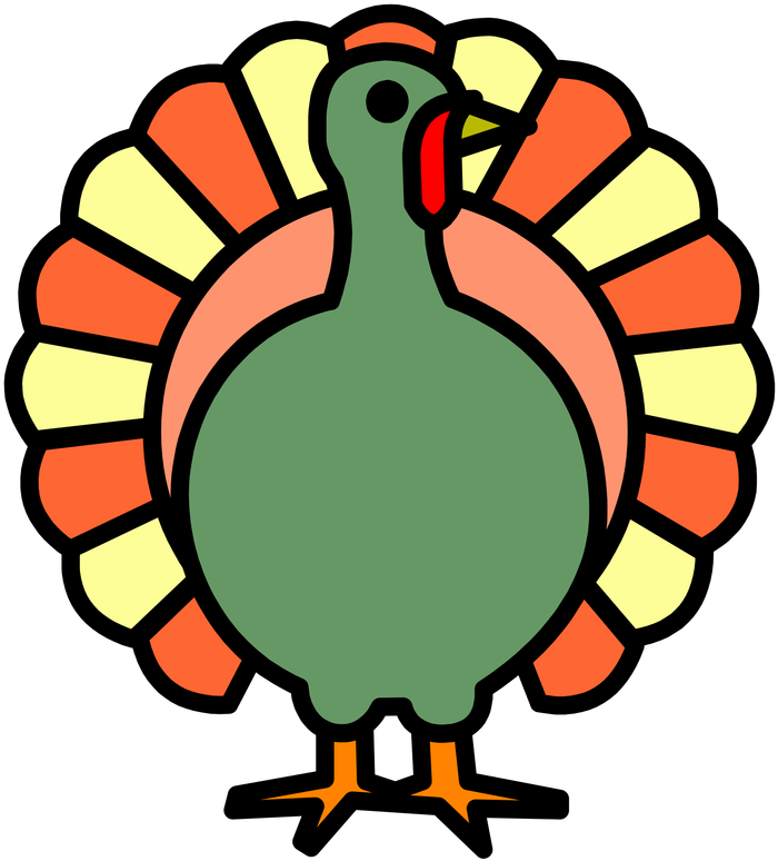 Thanksgiving Symbols - Draw A Turkey Easy (800x800)
