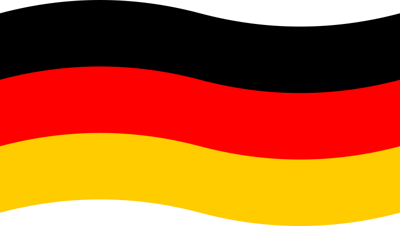 German Mailbox Free Schwarz Rot Gold - German Flag Clipart Transparent (1324x750)