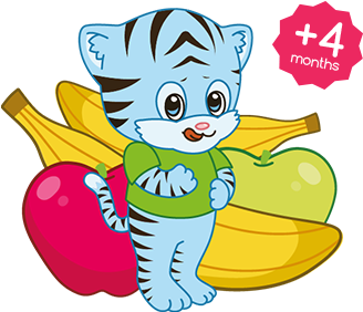 Apple And Banana - Banana (387x318)