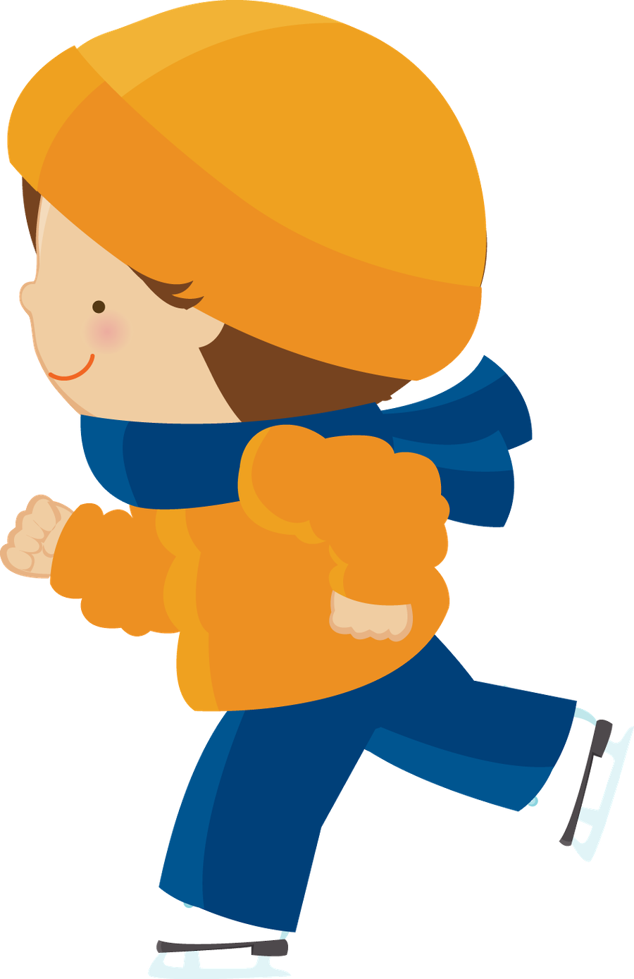 Clip Art - Winter Kid Clipart (900x1389)