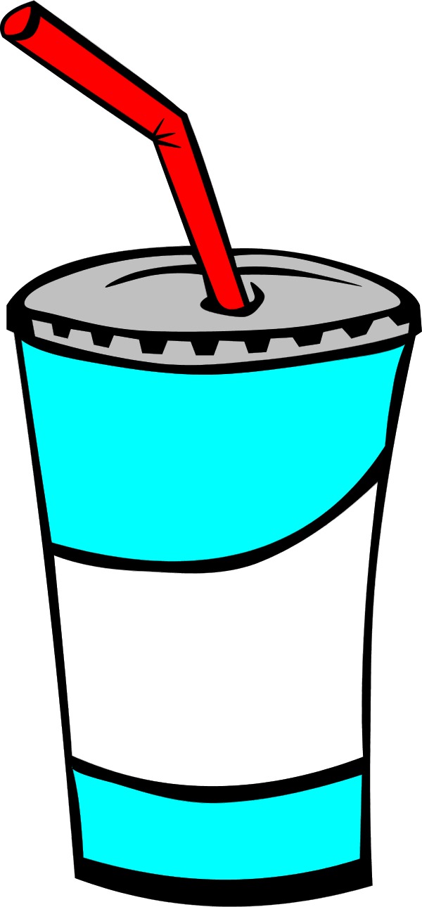 Fast Food Drinks - Drawing Of A Drink (600x1290)