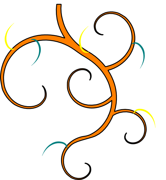Branch Svg Clip Arts 552 X 600 Px - Swirl Design (552x600)