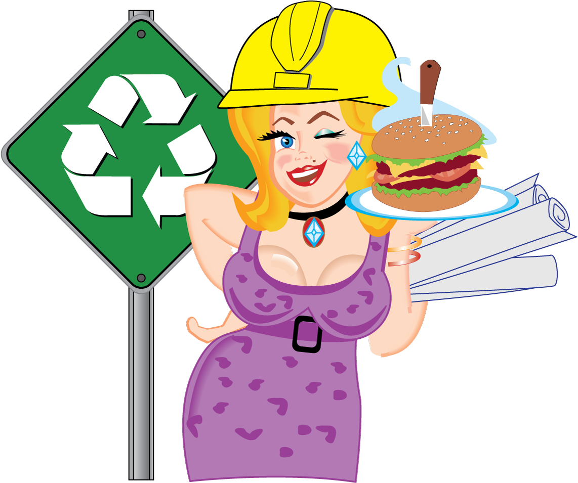 Eat, Drink, And Be Mary - Hamburger Mary's Logo (1200x990)