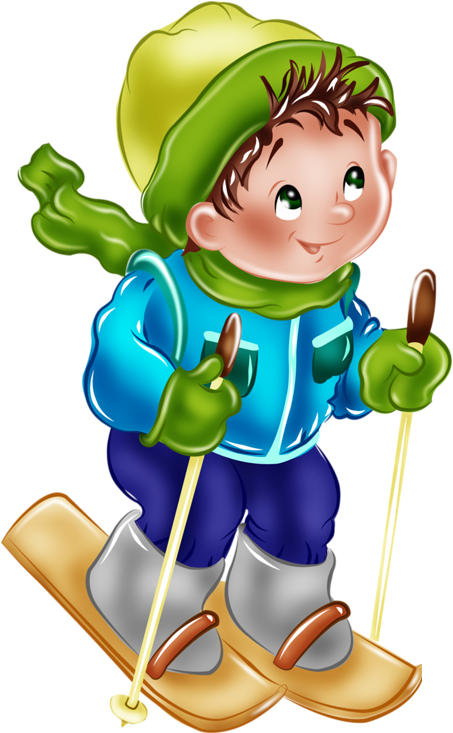 Personnages, Illustration, Individu, Personne, Gens - Clipart Personnages Hiver (488x732)