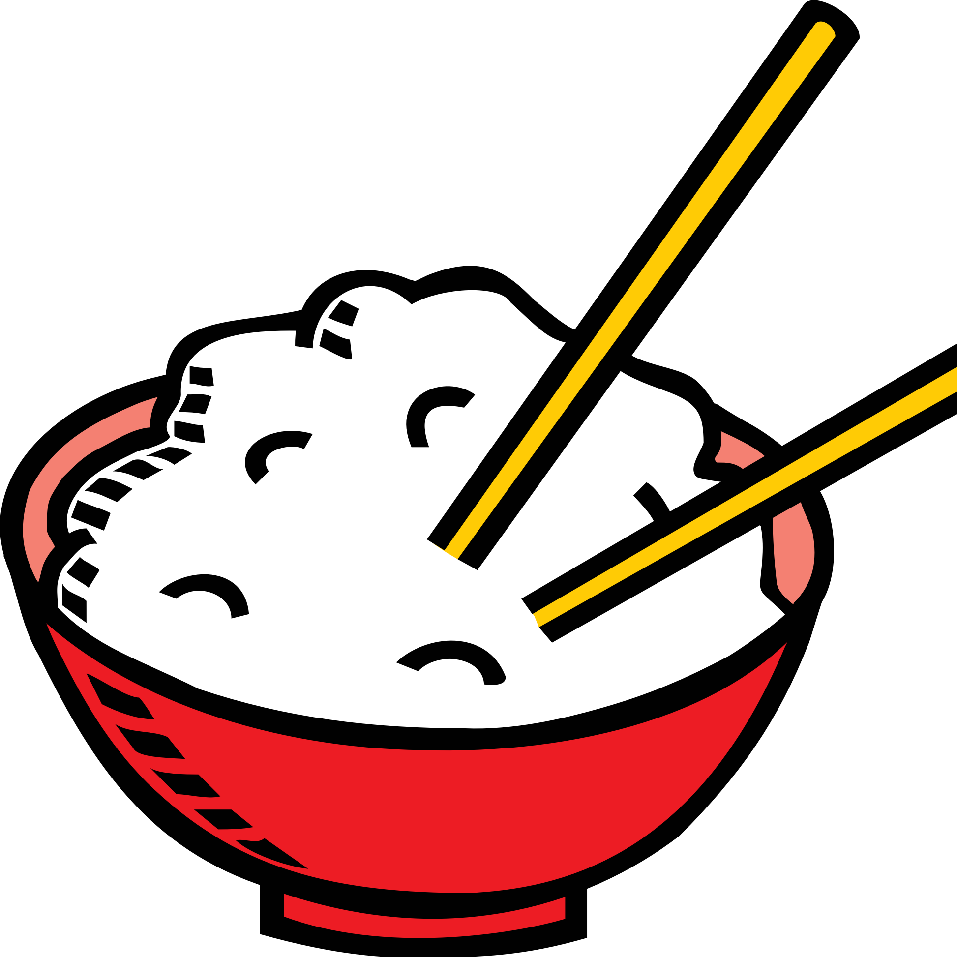 Osaka Jo - Rice Bowl Png (1946x1946)