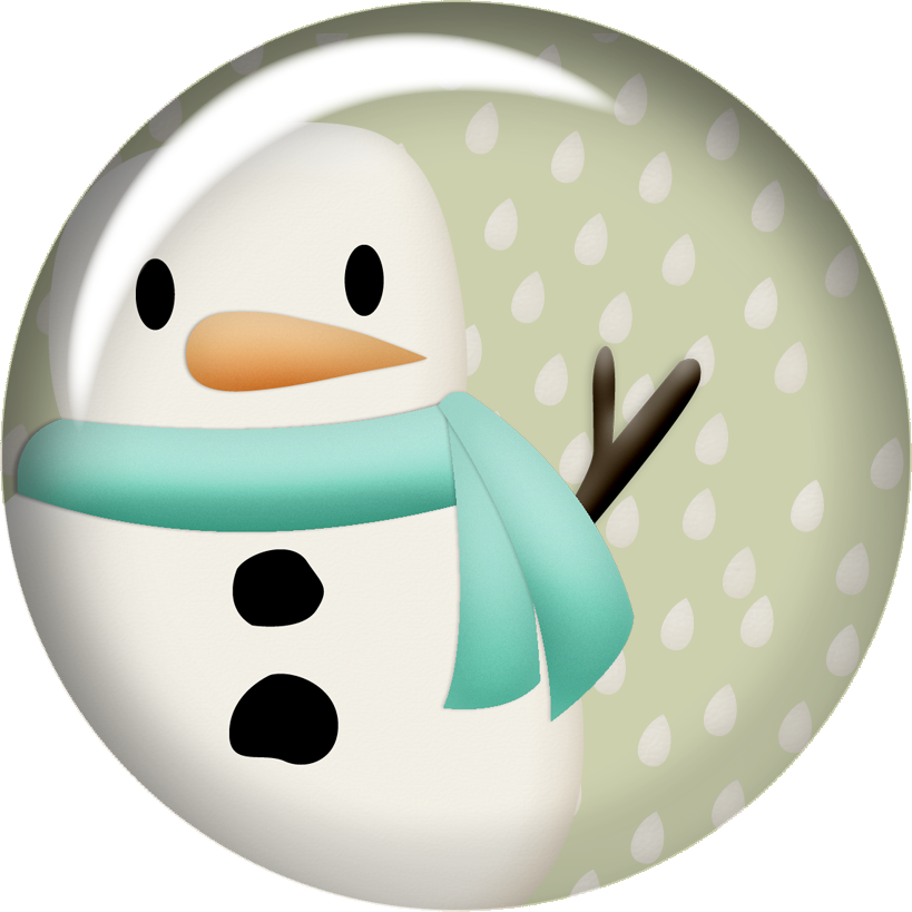 Nice Winter Clip Art - Snowman (819x819)