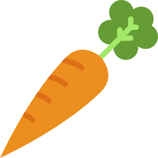 Foods To Serve - Carrot Flat Icon (512x512)