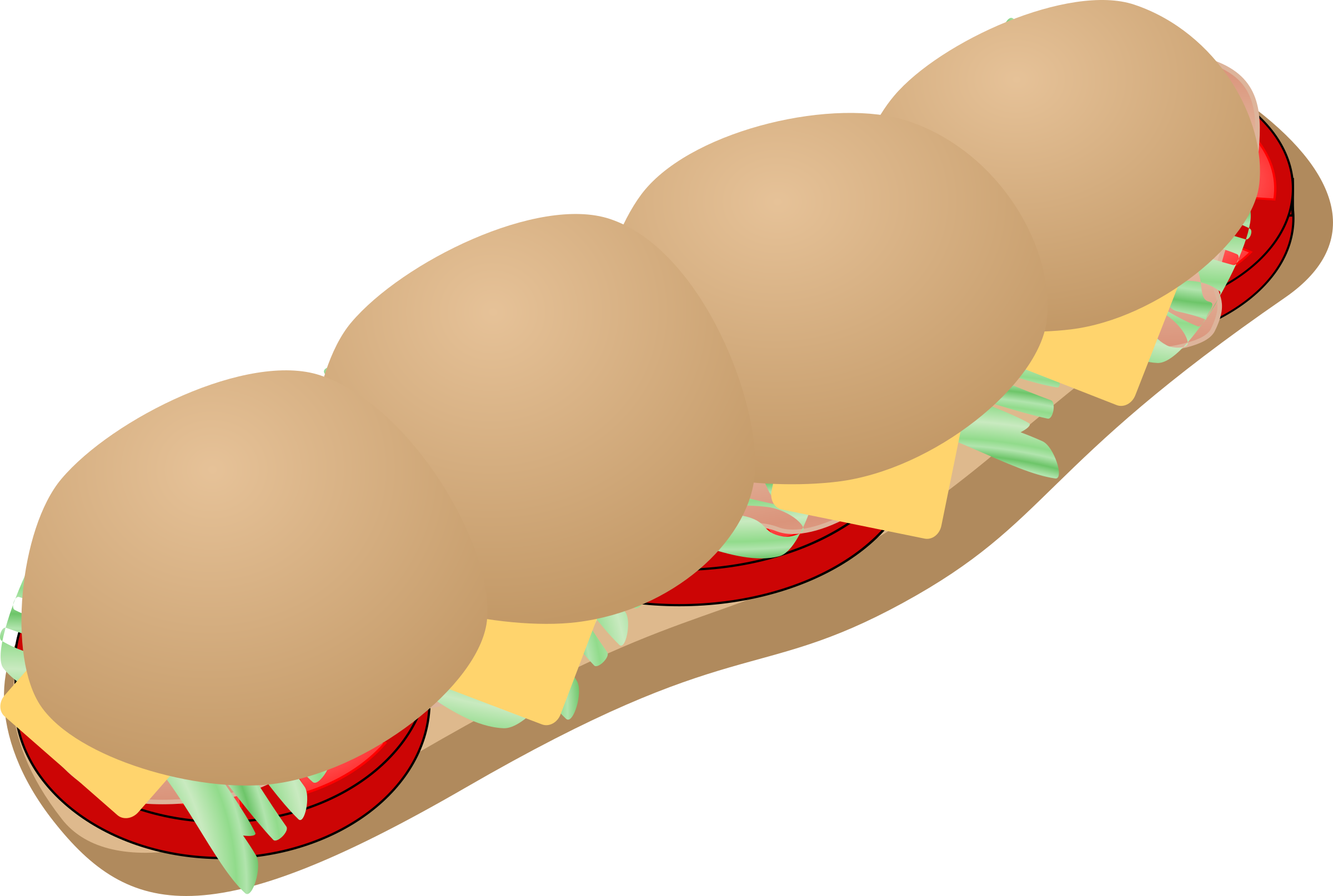 Sub Sandwich Clip Art (1115x750)