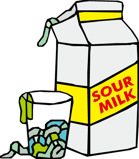Soured Milk Cream Clip Art - Soured Milk Cream Clip Art (470x538)