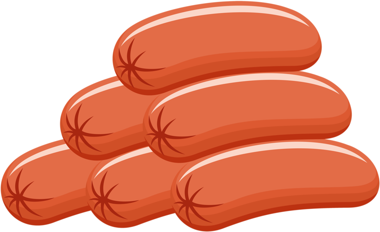 Breakfast Sausage Sausage Roll Hot Dog Clip Art - Sausage Png (800x512)