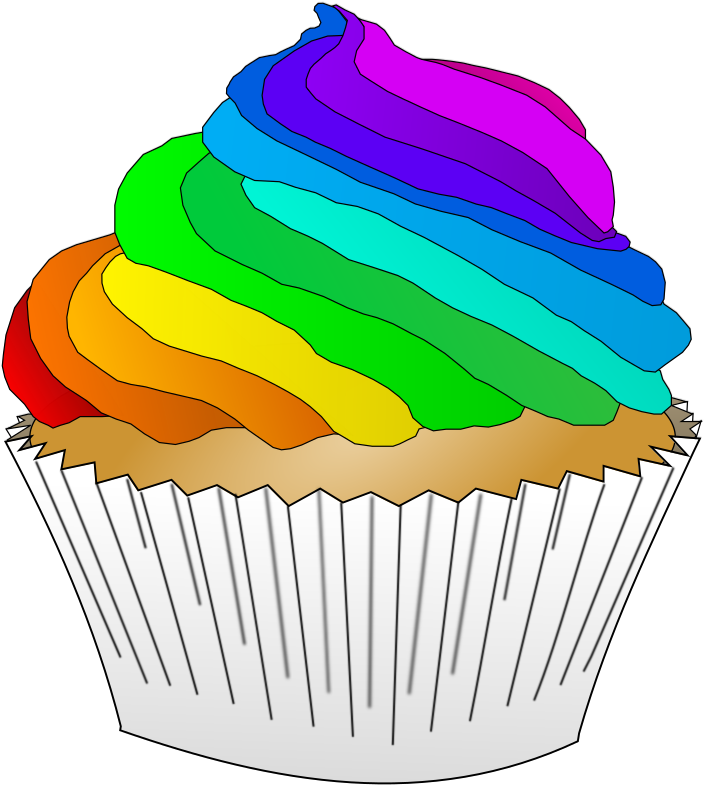 Clip Art Details - Cupcake .png (919x1000)