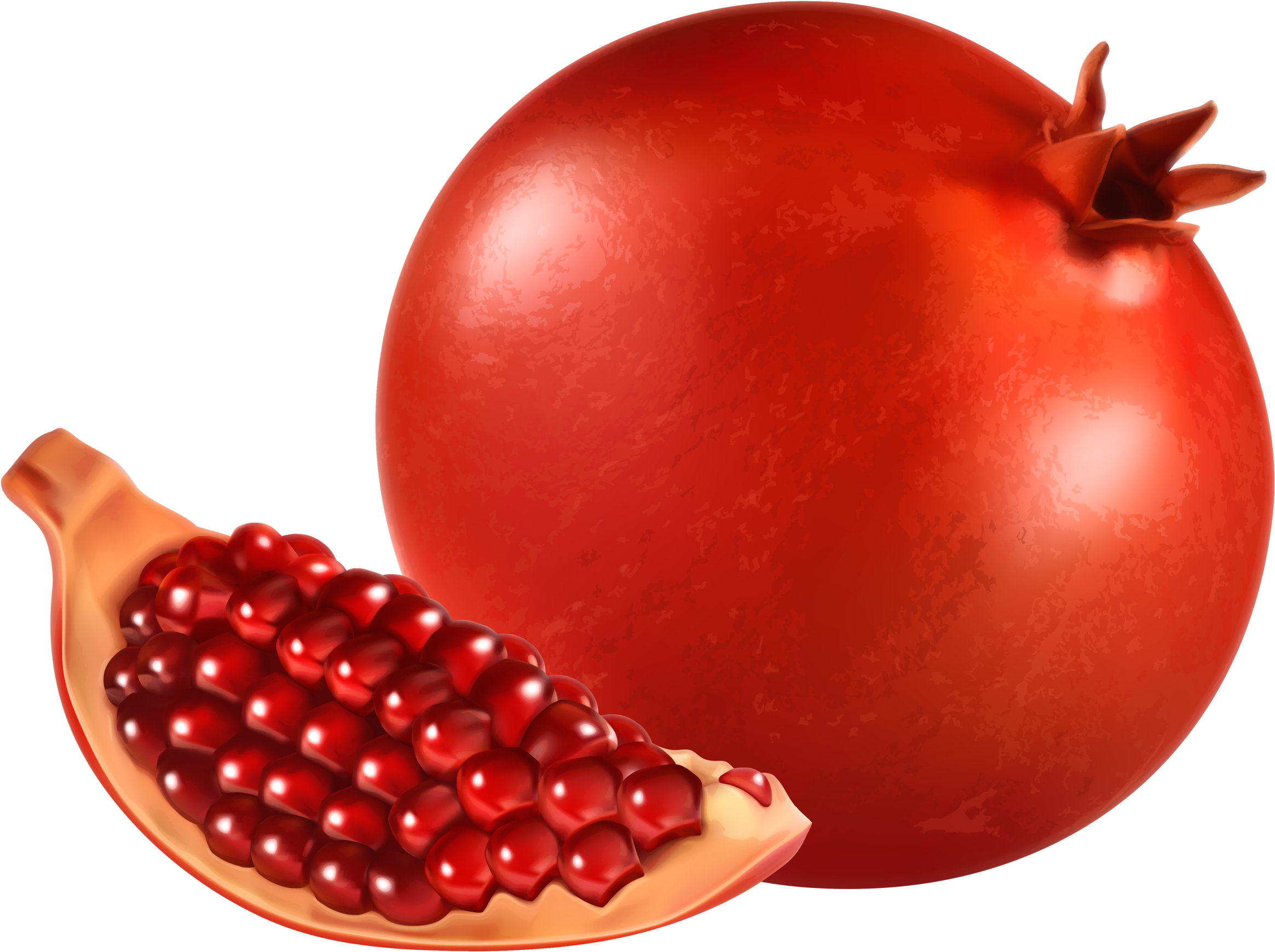 Pomegranate Png Clipart In Category Fruits Png / Clipart - Pomegranate Clipart Png (2560x1971)
