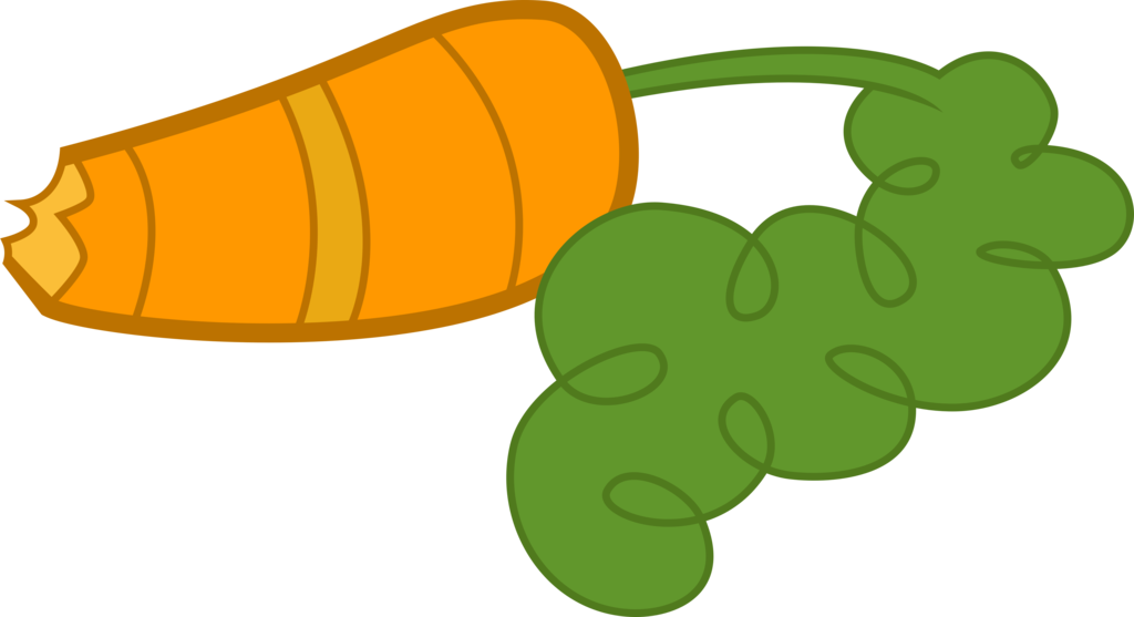 Half Eaten Carrot By The Well Man On Clipart Library - Cartoon (1024x557)