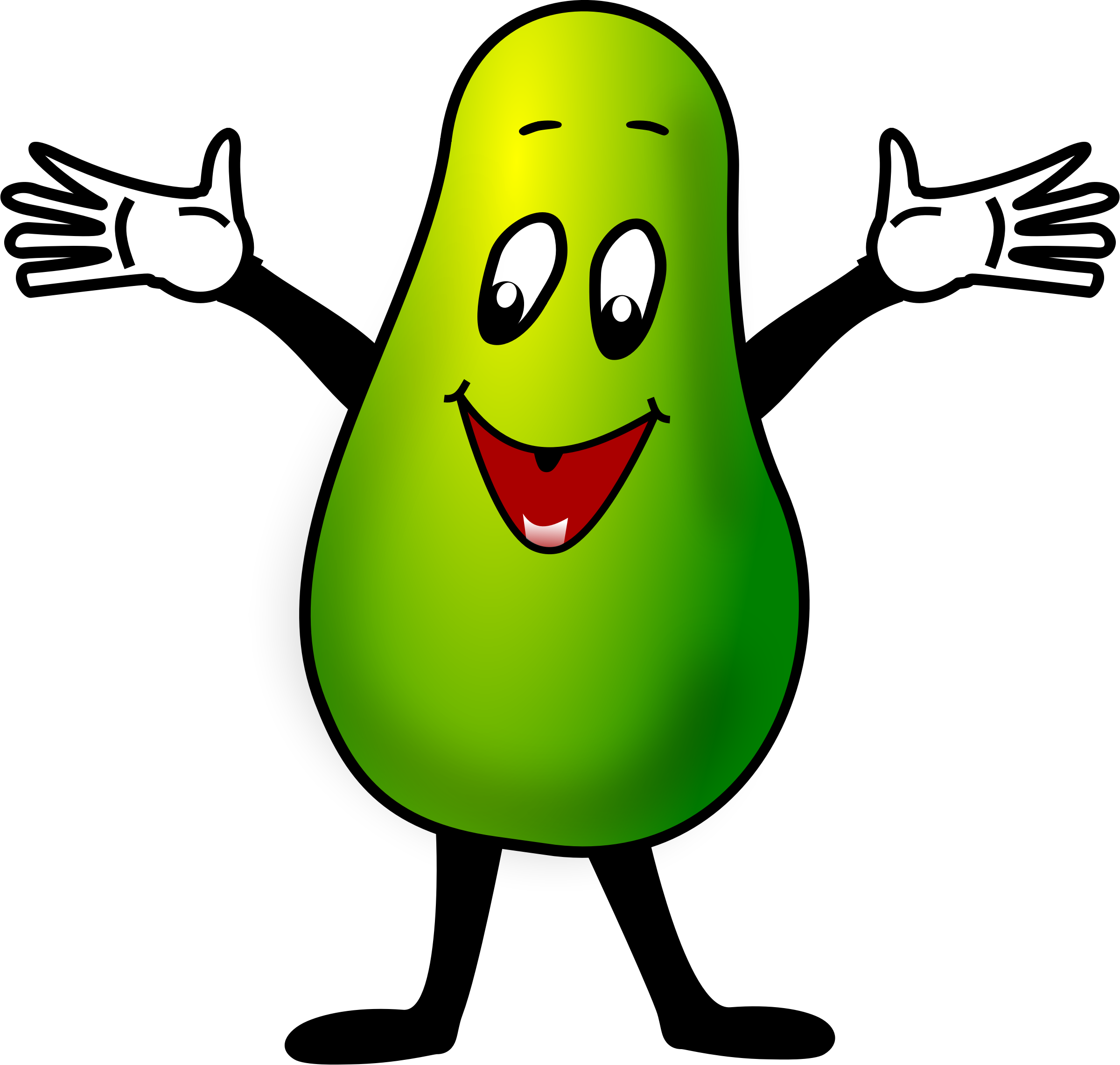 Avocado Fruit Clip Art - Avocado Fruit Clip Art (2400x2283)