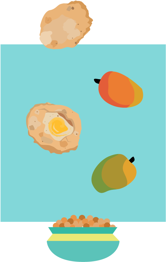 Punjabi Puffs Illustration - Punjabi Language (799x930)